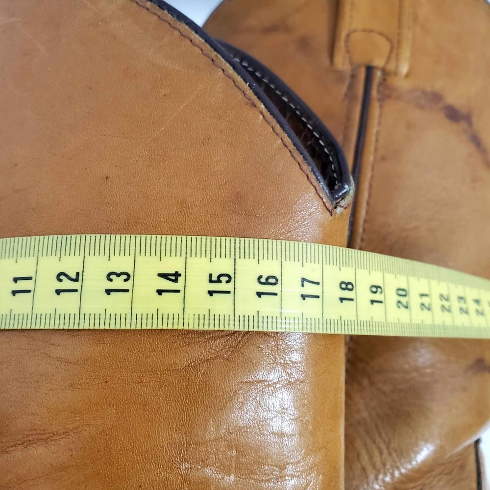 Steel Cap Vintage Leather Cowboy Boots - Picture 15 of 16